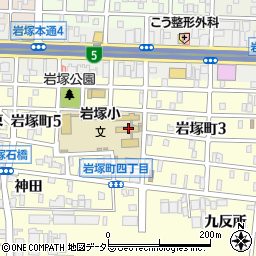 愛知県名古屋市中村区岩塚町4丁目17周辺の地図