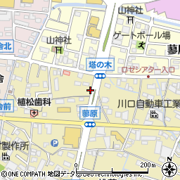 静岡県富士市蓼原28-12周辺の地図