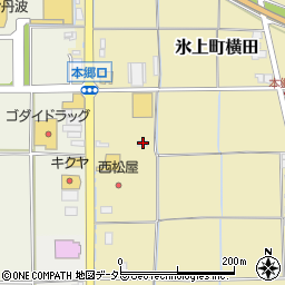 兵庫県丹波市氷上町横田293周辺の地図