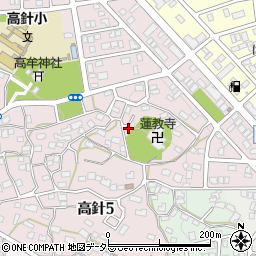 愛知県名古屋市名東区高針4丁目866周辺の地図
