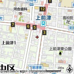 神宮茶屋 上前津店周辺の地図