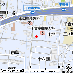 愛知県名古屋市中川区富田町大字千音寺土坪3758周辺の地図