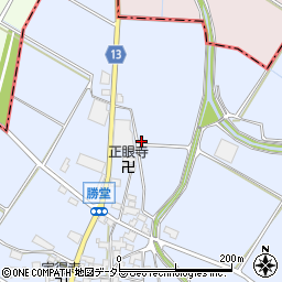 滋賀県東近江市勝堂町1548周辺の地図