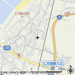 島根県大田市仁摩町仁万明神1361-2周辺の地図