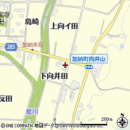 愛知県豊田市加納町下向井田26-2周辺の地図
