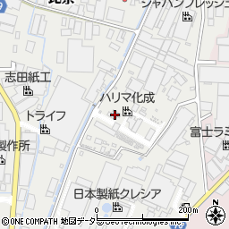 静岡県富士市比奈311周辺の地図