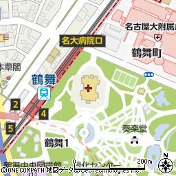 岡谷鋼機名古屋公会堂周辺の地図