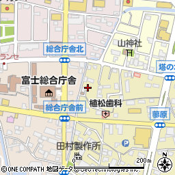 静岡県富士市蓼原10周辺の地図