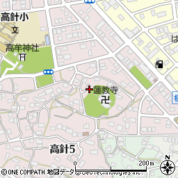 愛知県名古屋市名東区高針4丁目867周辺の地図