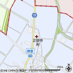 滋賀県東近江市勝堂町360周辺の地図