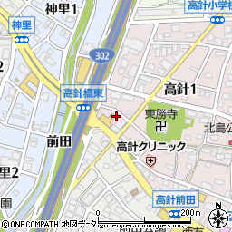 愛知県名古屋市名東区高針1丁目1004周辺の地図