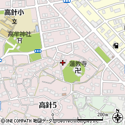 愛知県名古屋市名東区高針4丁目870周辺の地図