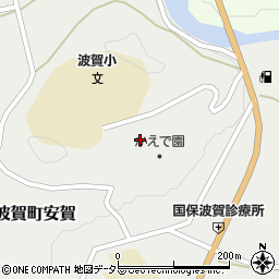 宍粟市立幼稚園波賀幼稚園周辺の地図