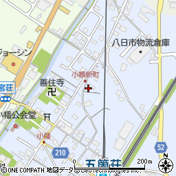 滋賀県東近江市五個荘小幡町493周辺の地図