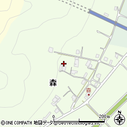 京都府船井郡京丹波町森松原13周辺の地図