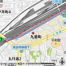 愛知県名古屋市中川区九重町12周辺の地図