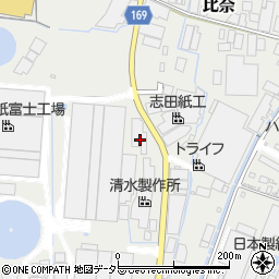 静岡県富士市比奈519周辺の地図