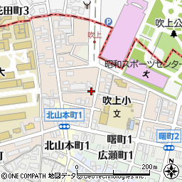愛知県名古屋市昭和区吹上町周辺の地図