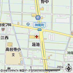 ＮＴＰ名古屋トヨペット津島店周辺の地図