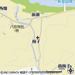 愛知県豊田市国附町椀子周辺の地図