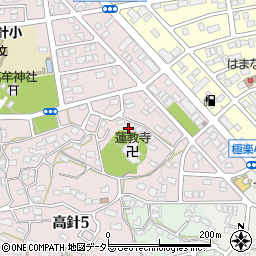 愛知県名古屋市名東区高針4丁目807周辺の地図