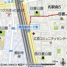 ｇｒａｃｉａ名駅南周辺の地図