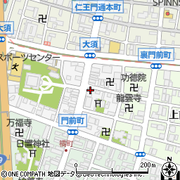 愛知県名古屋市中区門前町4-30周辺の地図