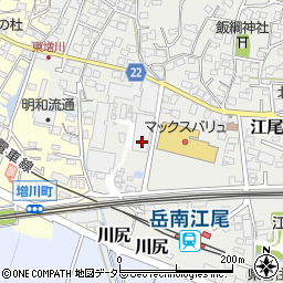 静岡県富士市江尾90周辺の地図