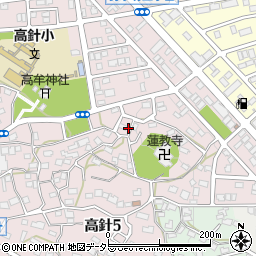 愛知県名古屋市名東区高針4丁目602周辺の地図