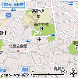 愛知県名古屋市名東区高針の地図 住所一覧検索 地図マピオン