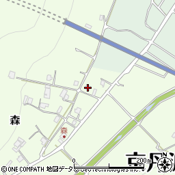 京都府船井郡京丹波町森白井16周辺の地図