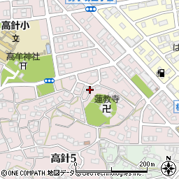 愛知県名古屋市名東区高針4丁目803周辺の地図