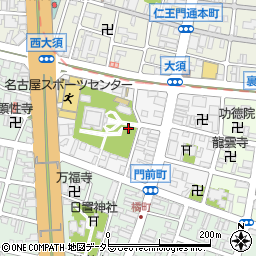 〒460-0018 愛知県名古屋市中区門前町の地図