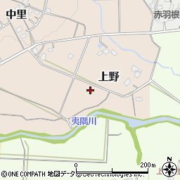 千葉県勝浦市上野周辺の地図