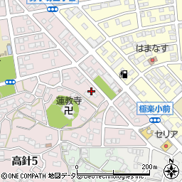 愛知県名古屋市名東区高針4丁目835周辺の地図
