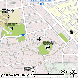 愛知県名古屋市名東区高針4丁目802周辺の地図
