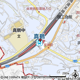 真鶴駅周辺の地図