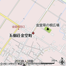 滋賀県東近江市五個荘金堂町748周辺の地図