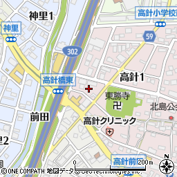 愛知県名古屋市名東区高針1丁目906周辺の地図