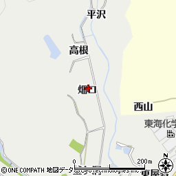 愛知県豊田市本徳町畑口周辺の地図