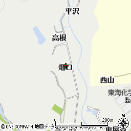 愛知県豊田市本徳町（畑口）周辺の地図