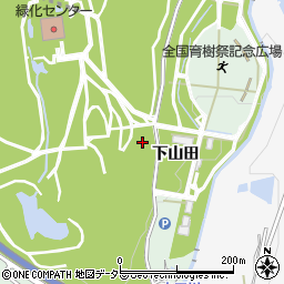 愛知県豊田市西中山町下山田周辺の地図