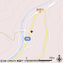岡山県津山市奥津川500周辺の地図