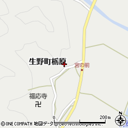 兵庫県朝来市生野町栃原周辺の地図