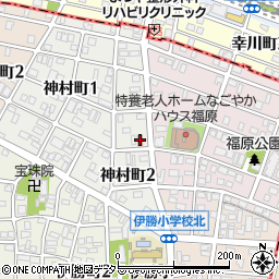 セブンイレブン名古屋神村町２丁目店周辺の地図
