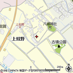 滋賀県愛知郡愛荘町上蚊野433周辺の地図