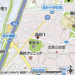愛知県名古屋市名東区高針1丁目512周辺の地図
