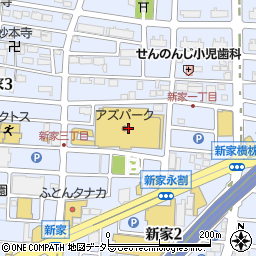 名古屋銀行アズパーク ＡＴＭ周辺の地図