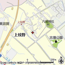 滋賀県愛知郡愛荘町上蚊野438周辺の地図