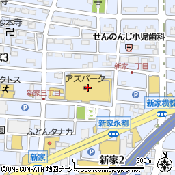 サンリペアアズパーク千音寺店周辺の地図